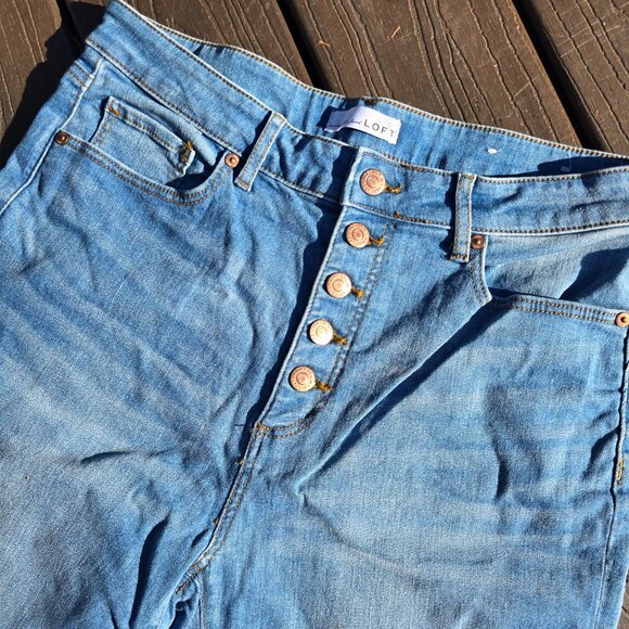 LOFT Kick Crop, NWOT size 8 / 29 - Picture 10 of 10